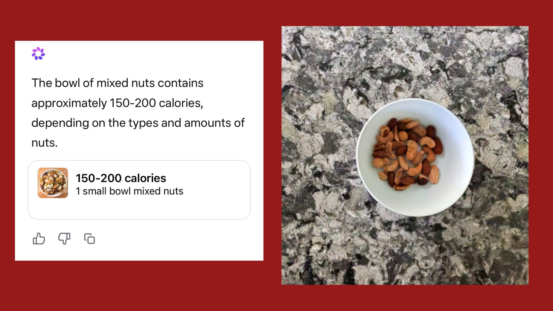 meta breakdown of food
