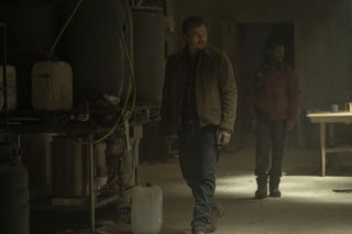 (L to R) Pedro Pascal as Joel and Lamar Johnson as Henry in The Last of Us episode 5