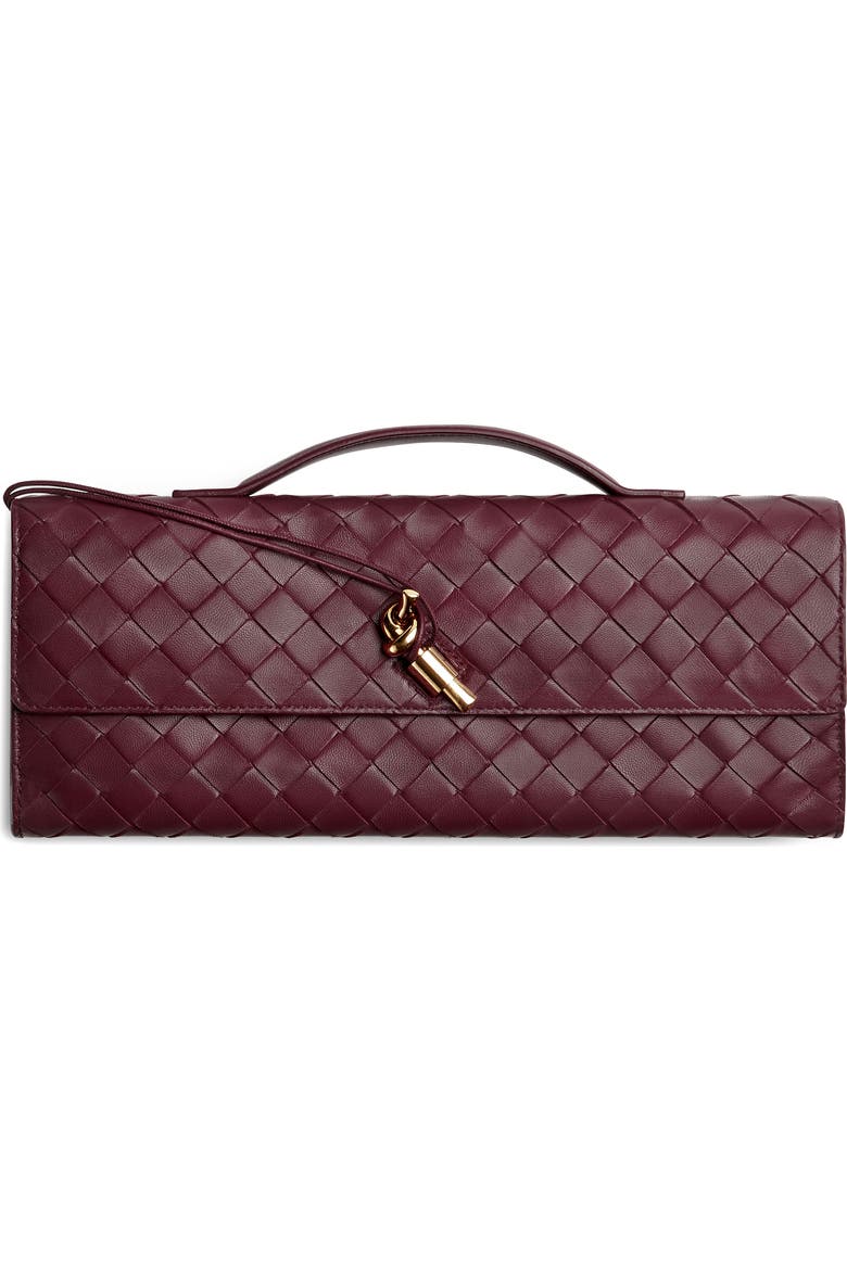 Long Andiamo Intrecciato Clutch Bag