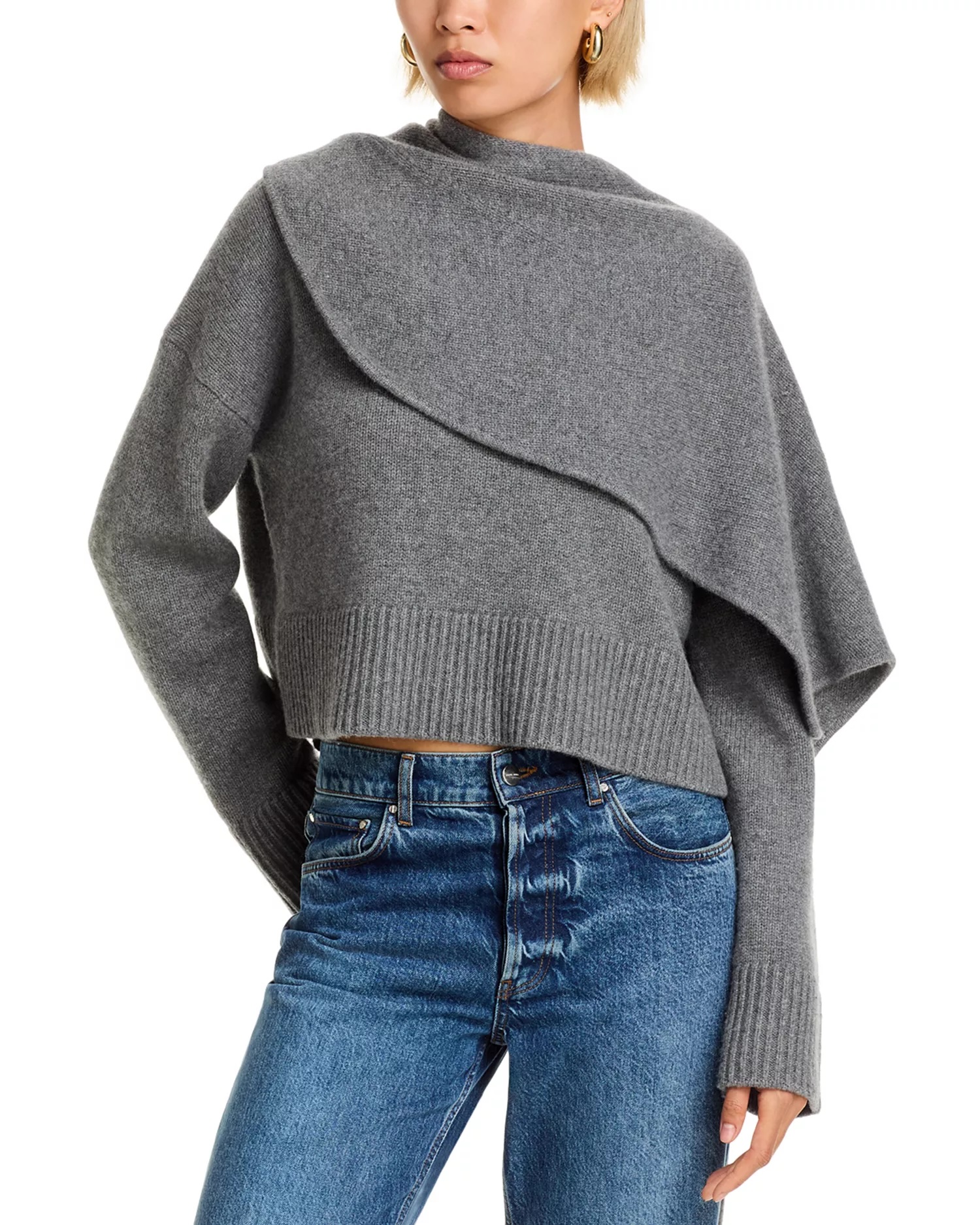 Simkhai scarf sweater