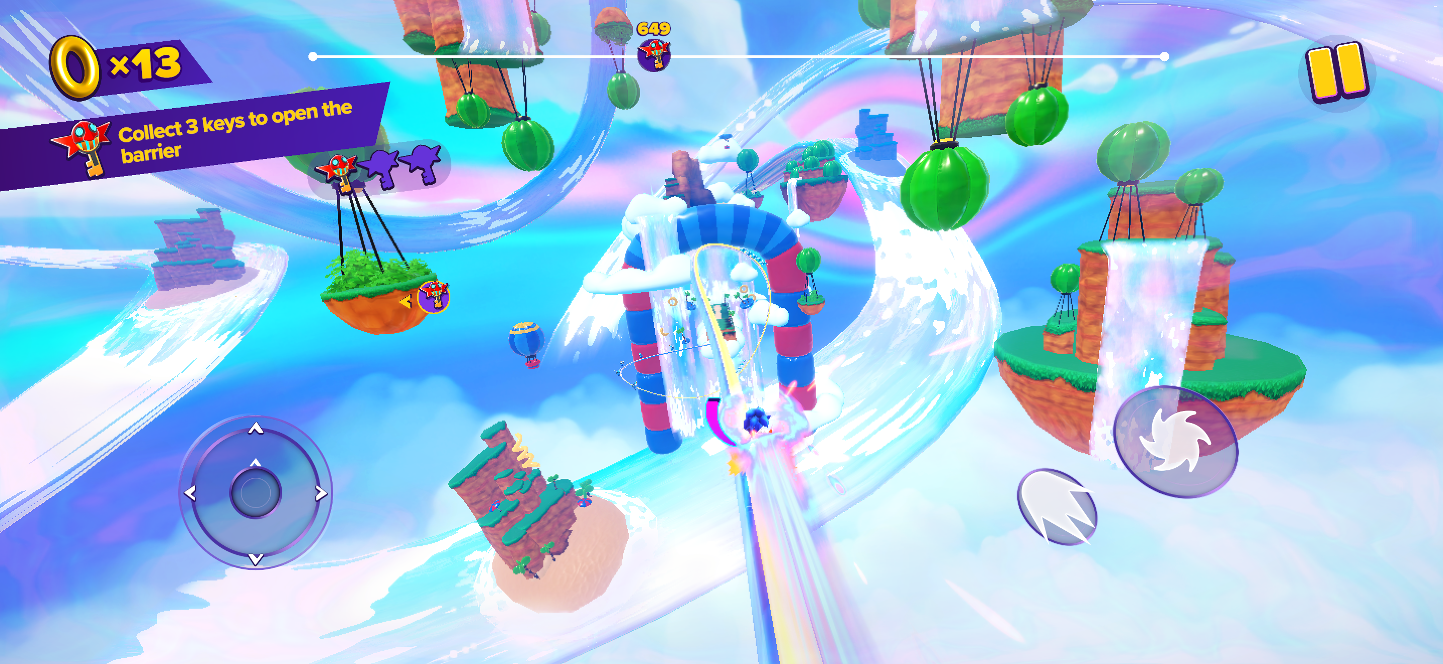 Sonic Dream Team on Apple Arcade.