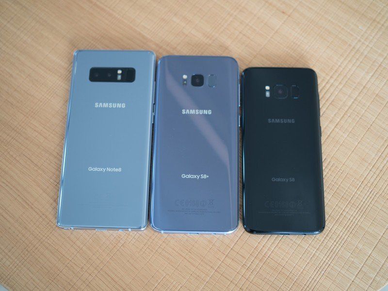 Galaxy Note 8 vs. Galaxy S8+