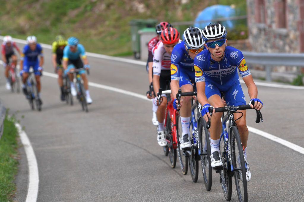 James Knox (Deceuninck-Quickstep) on stage 16 of the 2019 Vuelta a Espana