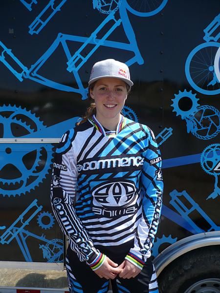 Rachel Atherton (Animal Commencal) is back in action on the downhill circuit for 2010.