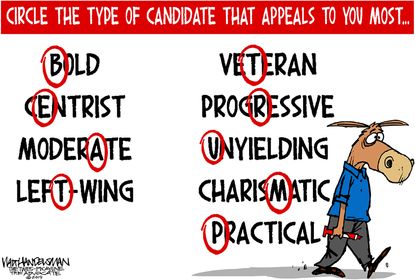 Political Cartoon Democratic Voters 2020 Election Beat Trump
