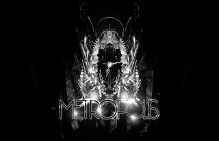 Metropolis typographic title and Bauhaus styling