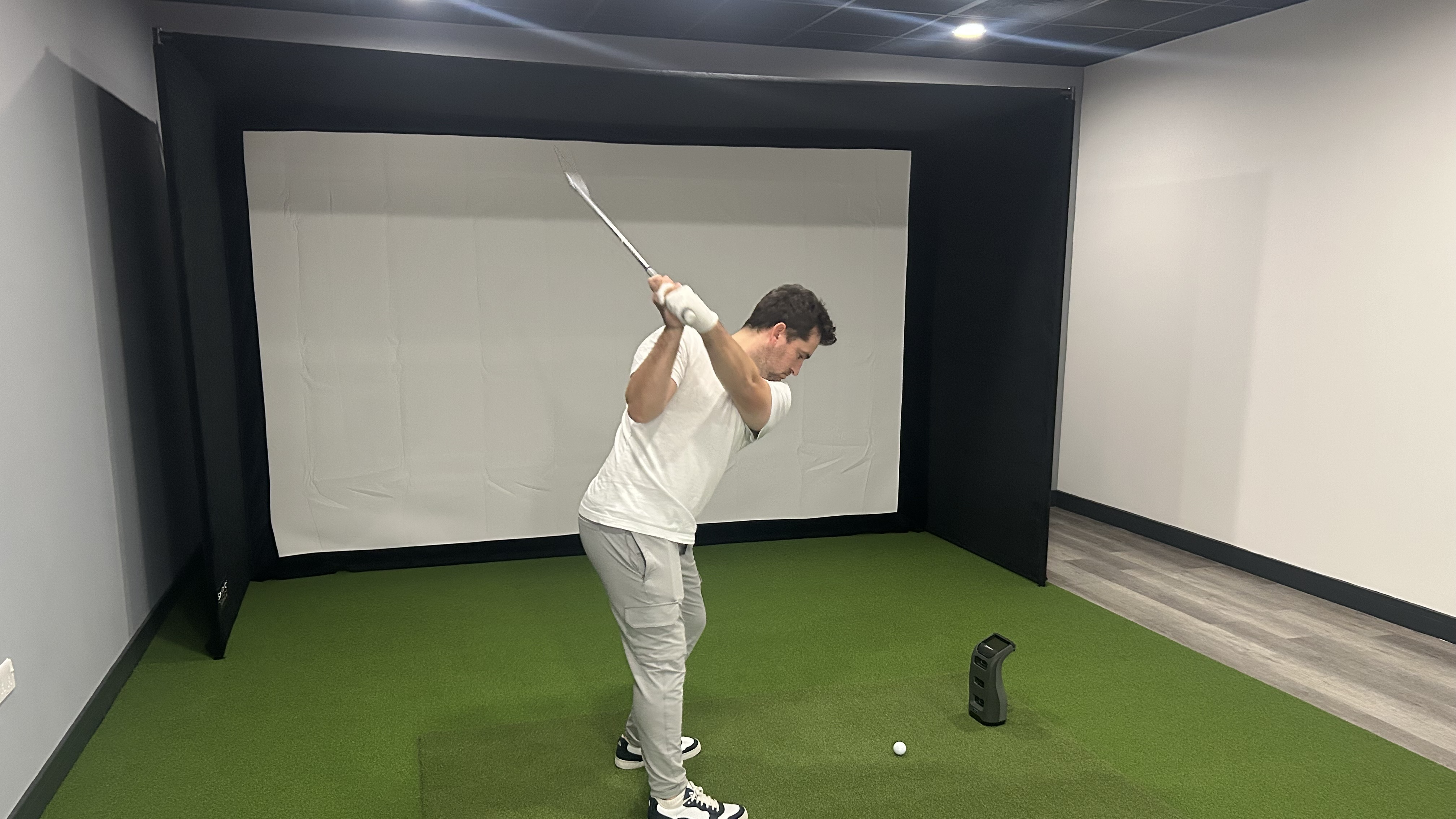 Photo of the Sim Space Golf Simulator Enclosure