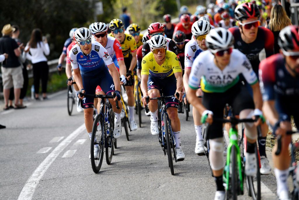 LOULE PORTUGAL FEBRUARY 20 Louis Vervaeke of Belgium and Team QuickStep Alpha Vinyl competes during the 48th Volta Ao Algarve 2022 Stage 5 a 173km stage from Lagoa to MalhoLoul 514m VAlgarve2022 on February 20 2022 in Loule Portugal Photo by Luc ClaessenGetty Images