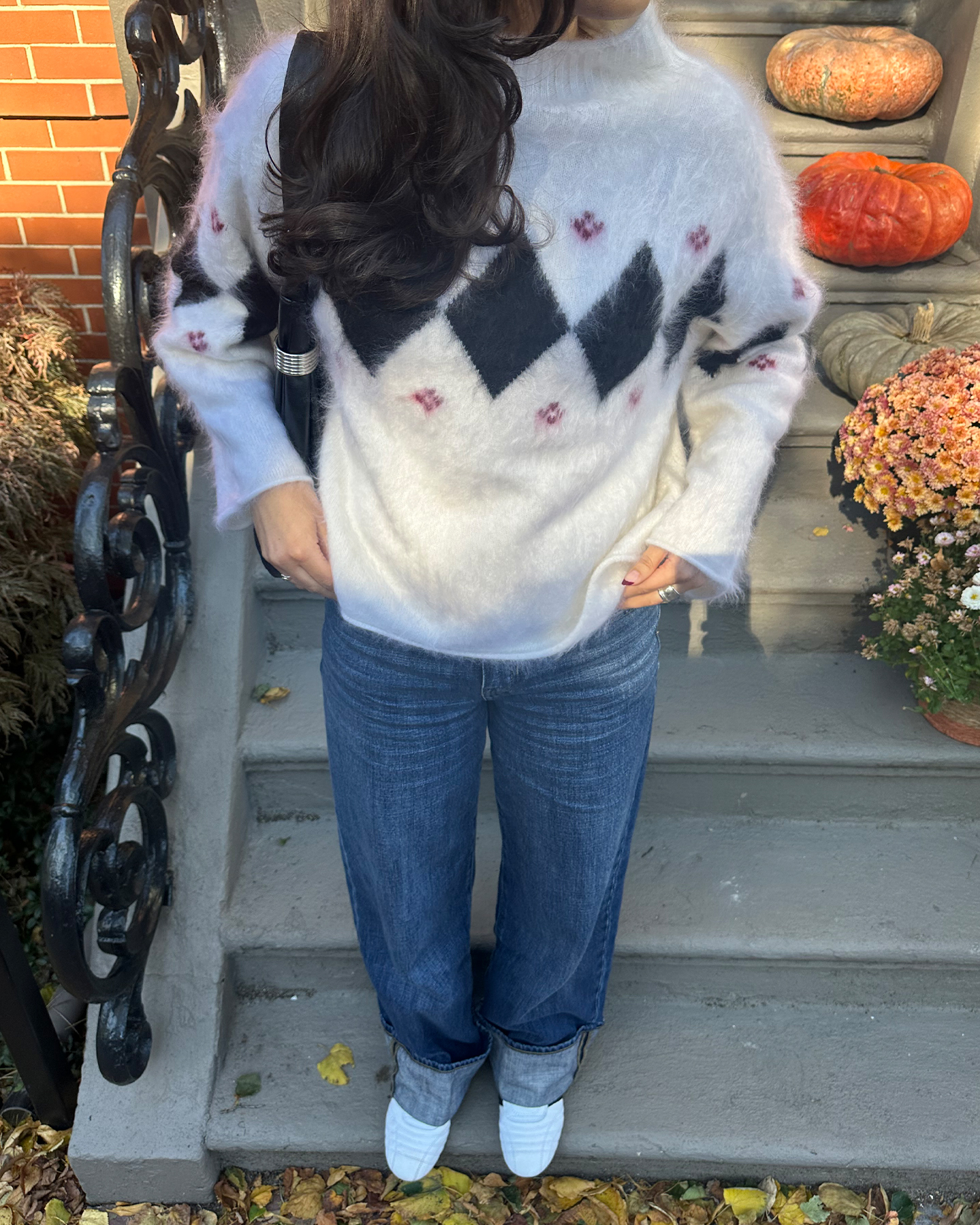 Who What Wear editor Josephine Hadjiloucas in J.Crew outfit.