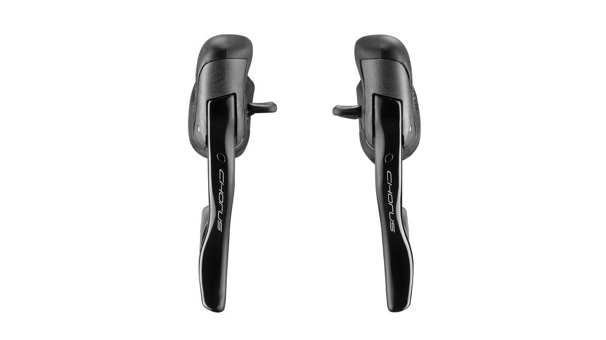 The new Campagnolo Chorus levers for the disc brake groupset