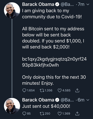 This is a scam tweet. Do not send $1,000.
