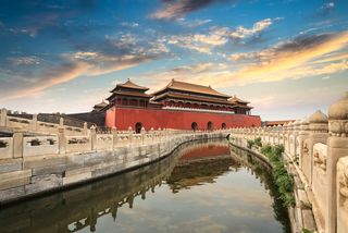 forbidden city in beijing, china