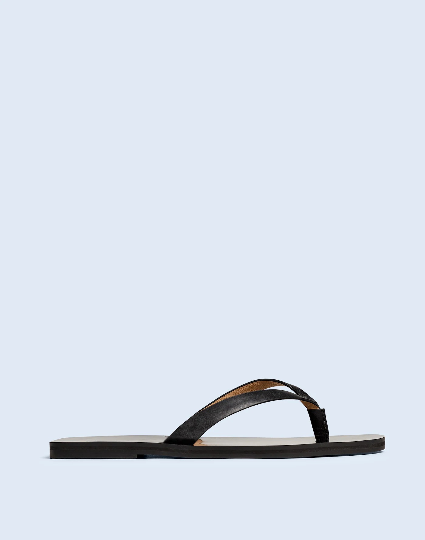 The Gabi Thong Slide Sandal in Leather
