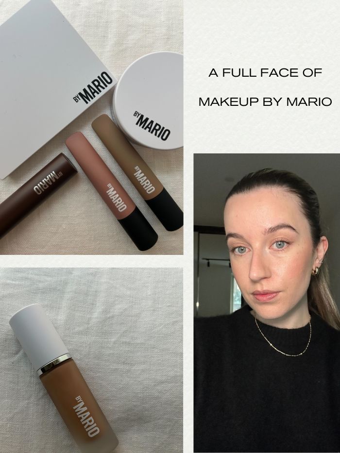 Junior beauty editor Grace Lindsay testing Makeup By Mario products