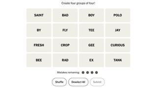 The NYT Connections puzzle for December 29, 2023