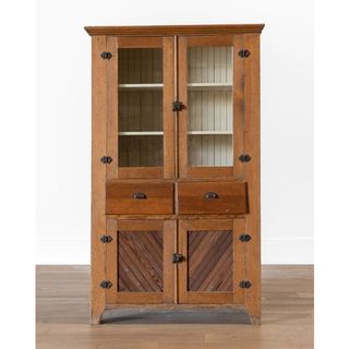 wooden vintage cupboard