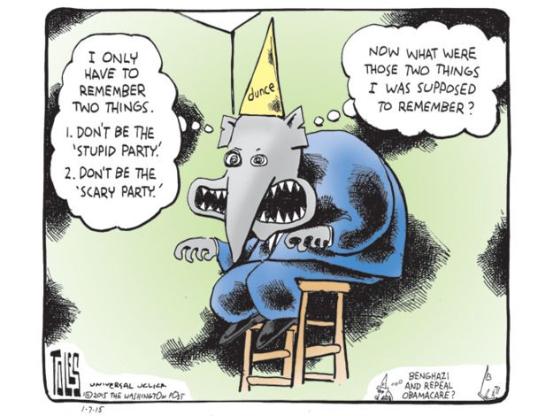 Political cartoon GOP U.S. Congress