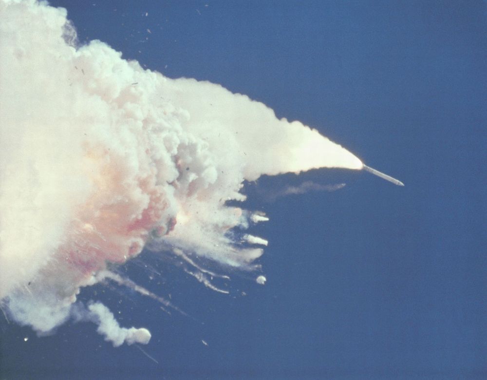 video of space shuttle challenger explosion