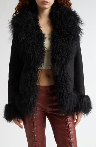 Bon Genuine Shearling Jacket