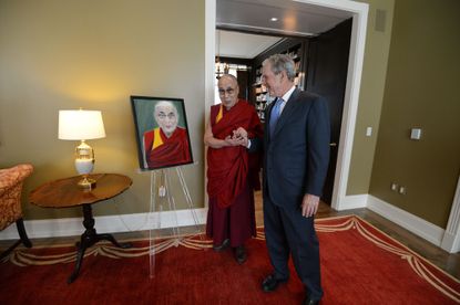bush dalai lama