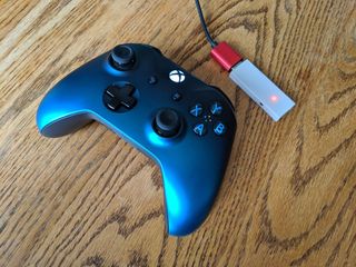 Place Xbox One controller near Magic-NS