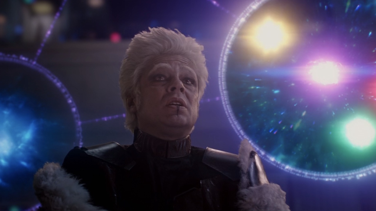 The Collector explaining the Infinity Stones in Guardians 1