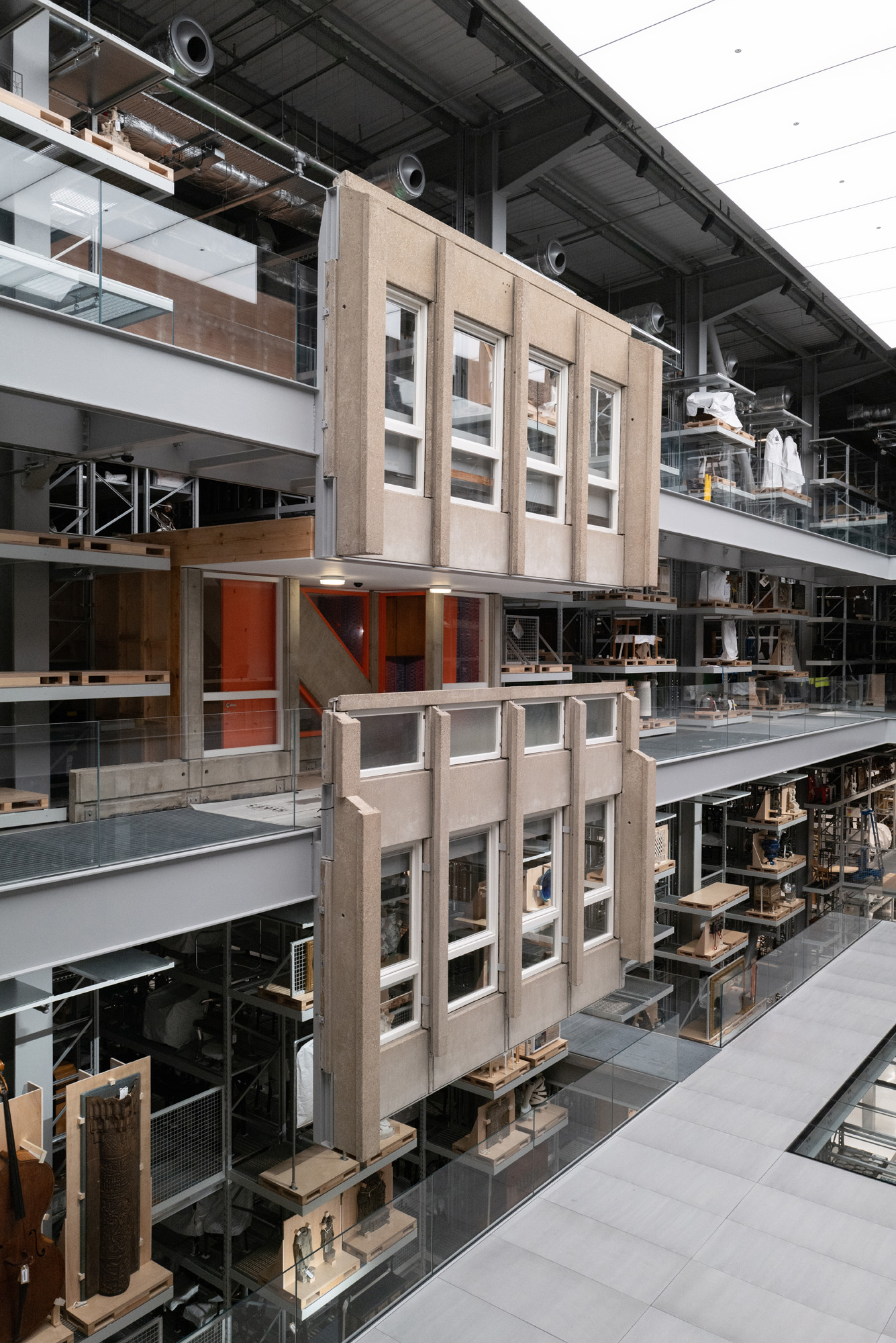 A segment of Robin Hood Gardens at V&amp;amp;A Storehouse