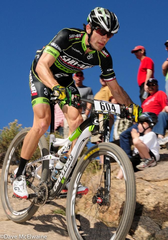 Sho-Air/Cannondale on its way to victory in the Four person men's Open