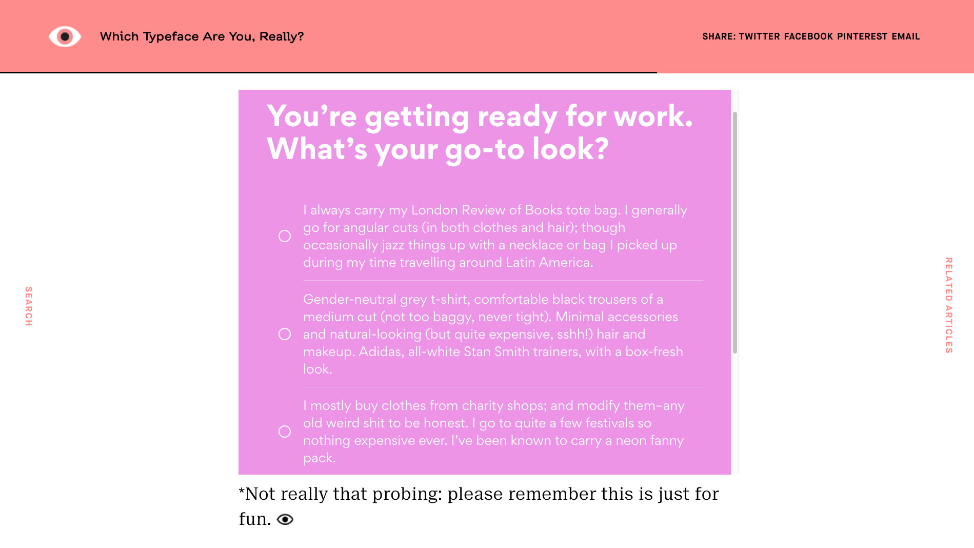 Type quiz