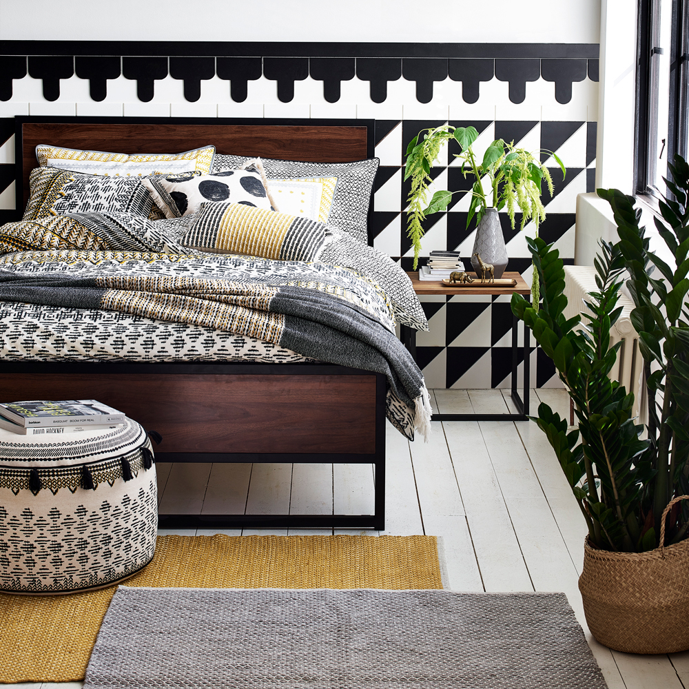 nomad double bed frame