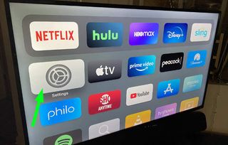 Apple TV 4K home screen