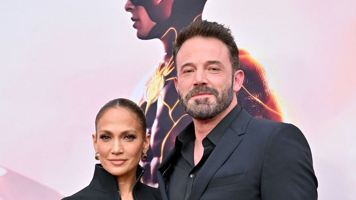 Jennifer Lopez and Ben Affleck at The Flash premiere