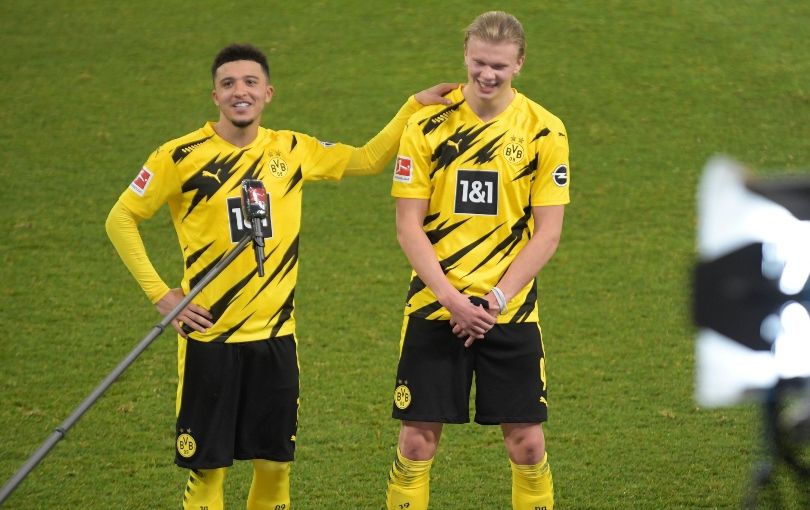 Jadon Sancho and Erling Haaland