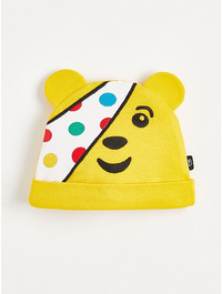 5. Yellow Pudsey Face 3D Hat - View at ASDA