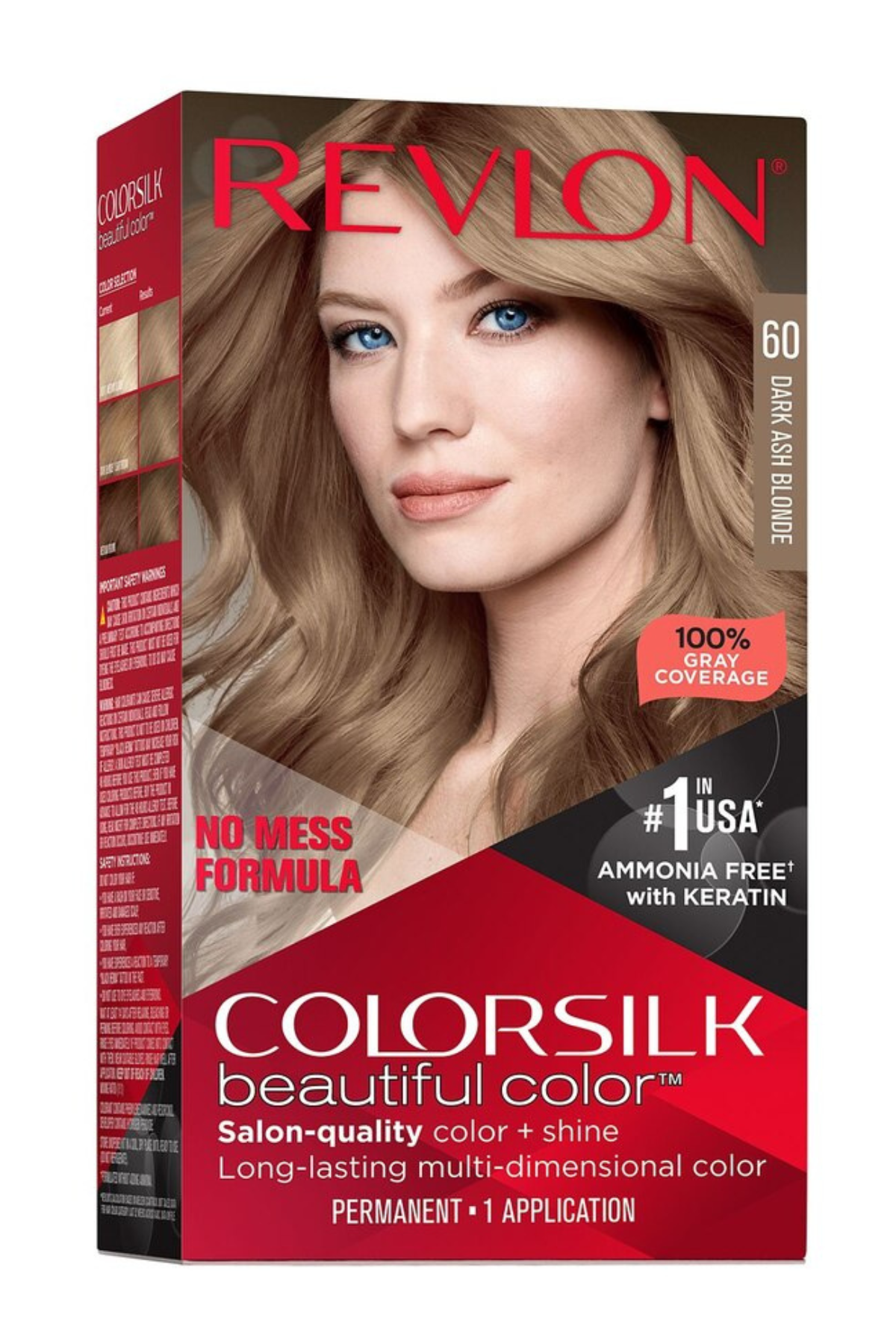 Revlon, ColorSilk with Bond Repair Complex Permanent Hair Dye