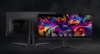 MSI MPG 491CQP (Left) and MAG 341CQP (Right) QD-OLED Monitors