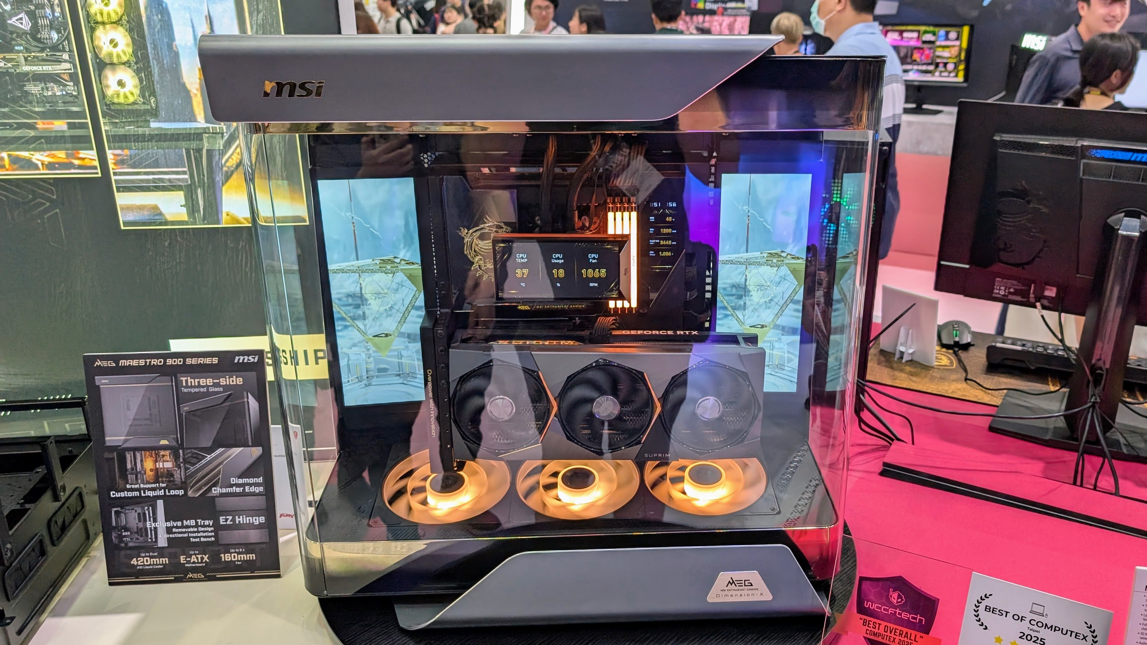 MSI MEG VISION X AI at Computex 2025