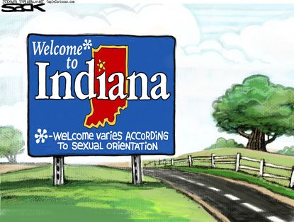 Political cartoon U.S. Indiana