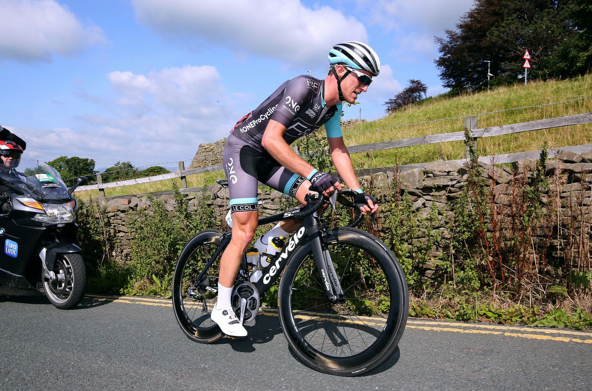 Pete Williams (ONE Pro Cycling) out on the road
