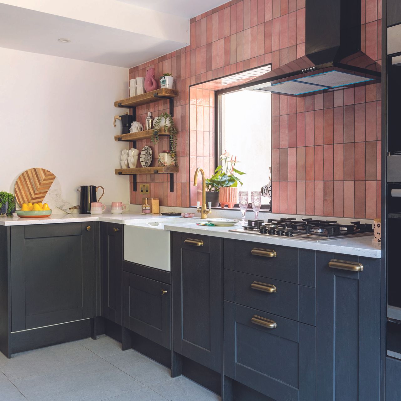 What colours work with navy kitchens? Ideal Home