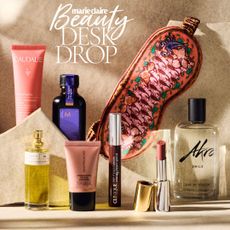 A line up of products featured in beauty desk drop 2024