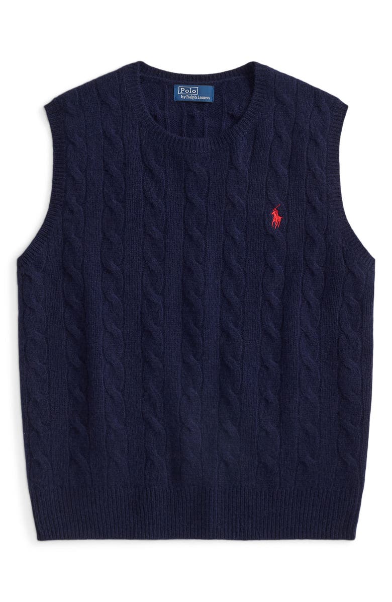 Wool & Cashmere Cable Vest