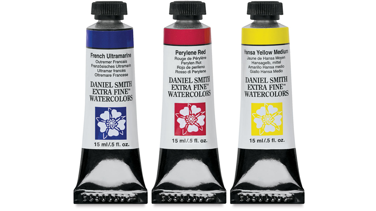 Best watercolour paints: A selection of Daniel Smith Extra Fine Watercolour tubes