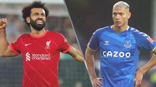 Mo Salah of Liverpool and Richarlison of Everton could both feature in the Liverpool vs Everton live stream