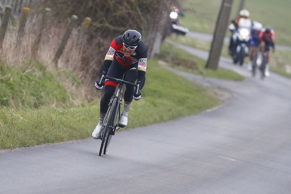 Greg Van Avermaet on the attack at E3 Harelbeke