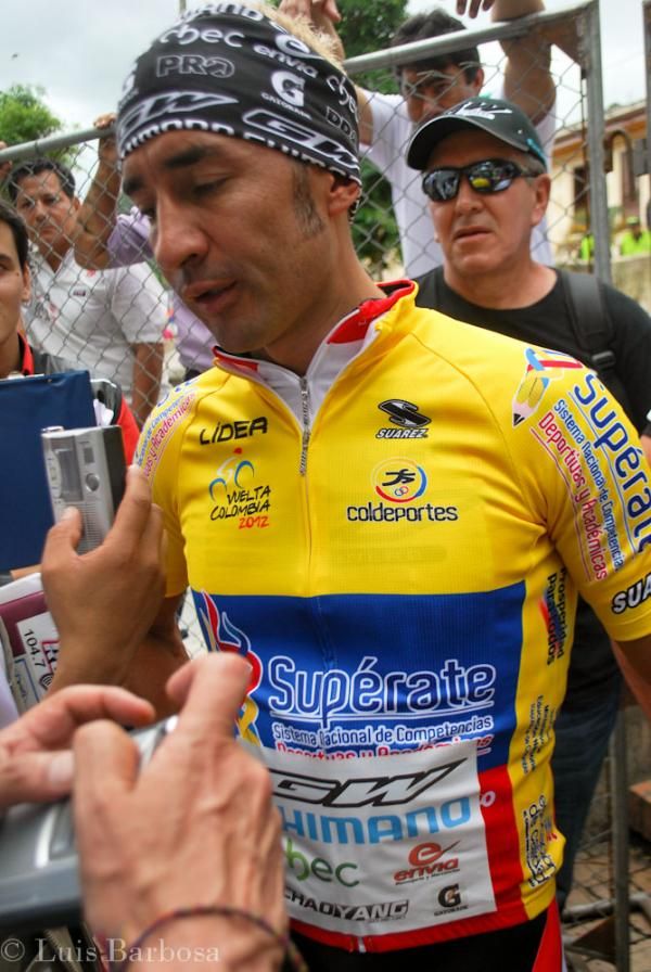 Felix Cardenas Ravelo (Gw Shimano-Chec-Envia) is the new leader of the Vuelta a Colombia