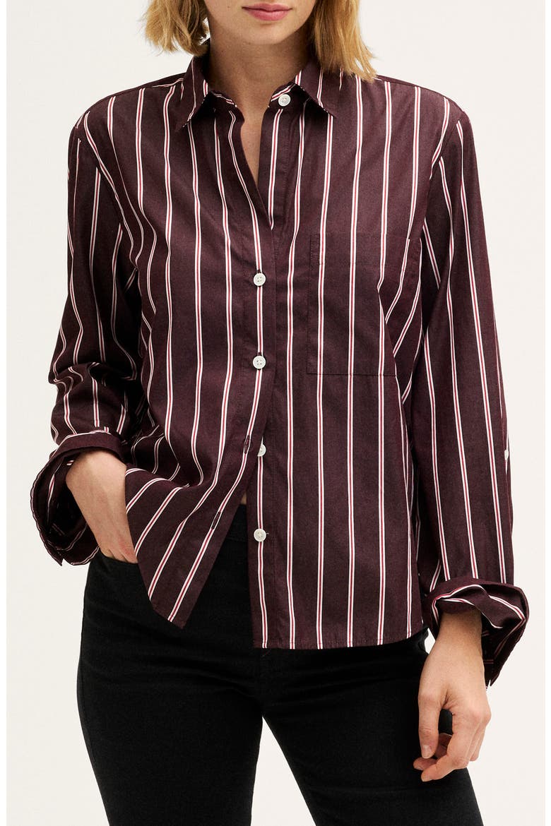 The Signature Stripe Y-Neck Shirt