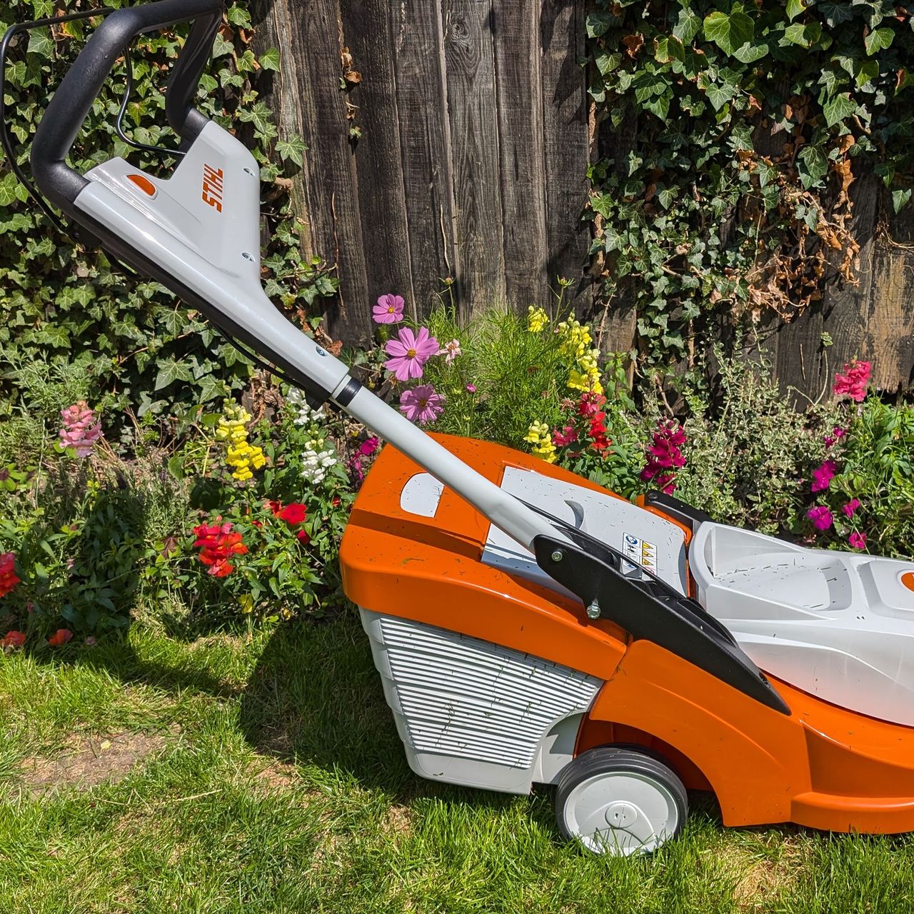 Stihl lawn mower testing