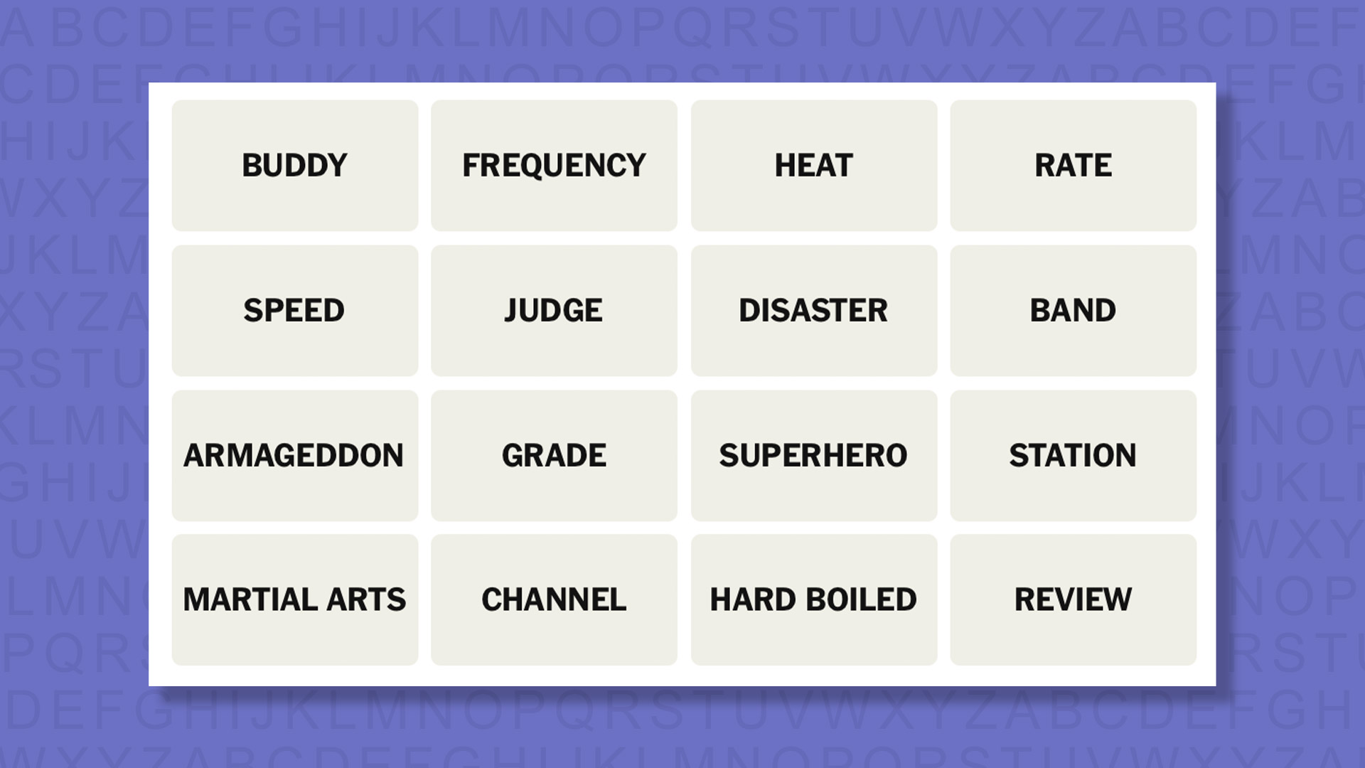 NYT Connections hints for game 887 on a purple background