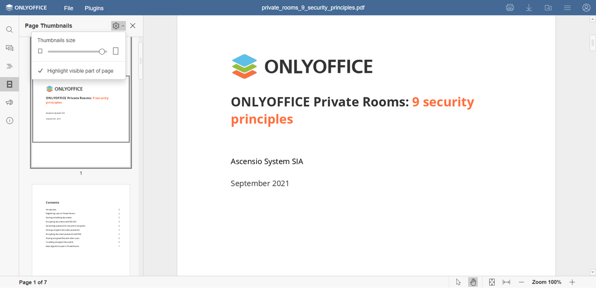 ONLYOFFICE 7.1